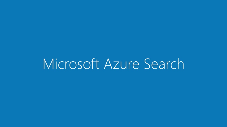 How to use Azure Search