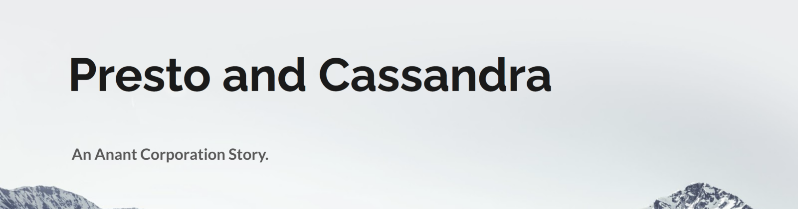 presto and cassandra cover image