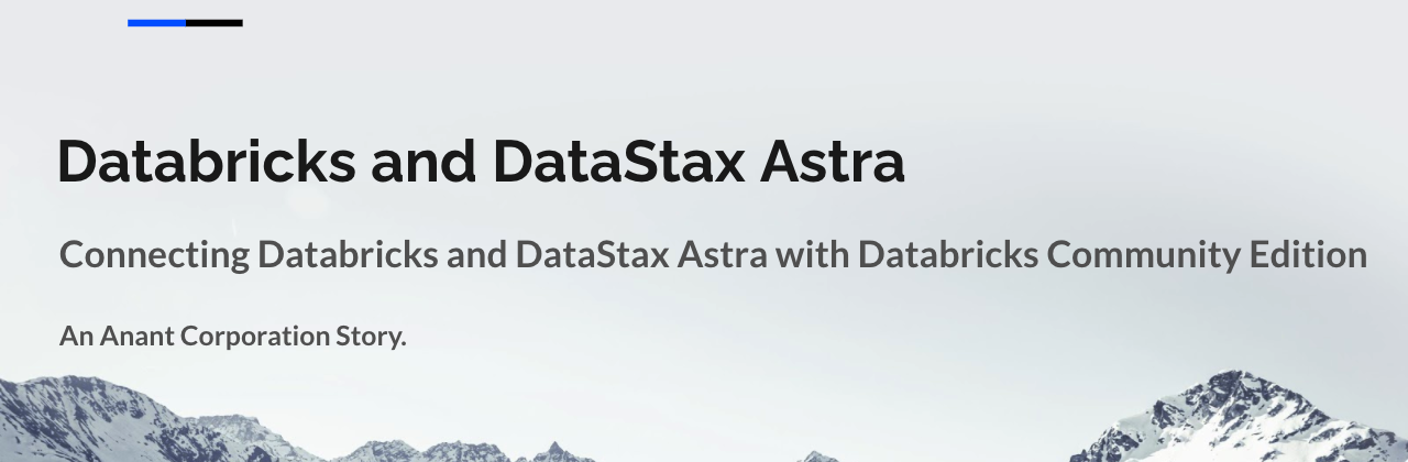 Connect databricks and datastax astra