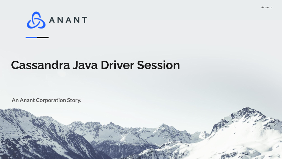 Cassandra Java Driver Session