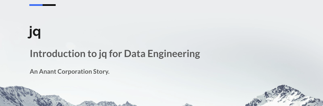 introduction to jq for data engineering