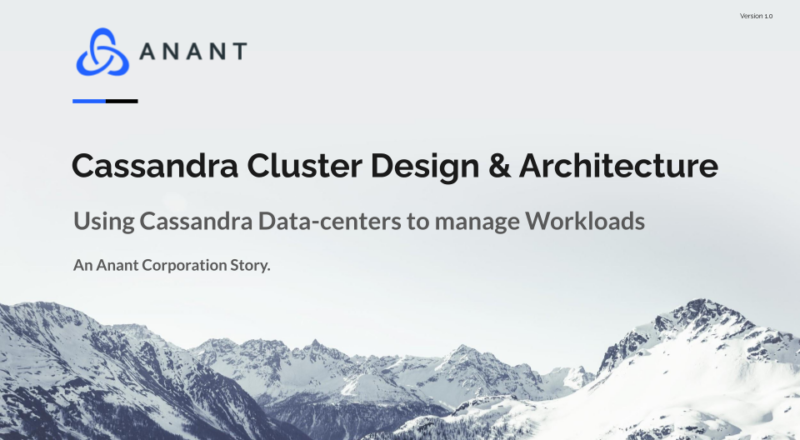 Apache Cassandra Cluster Design and Architecture