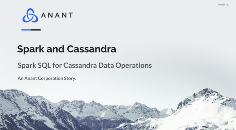 Spark SQL for Cassandra Data Operations