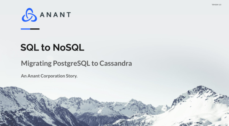 migrating PostgreSQL to Cassandra