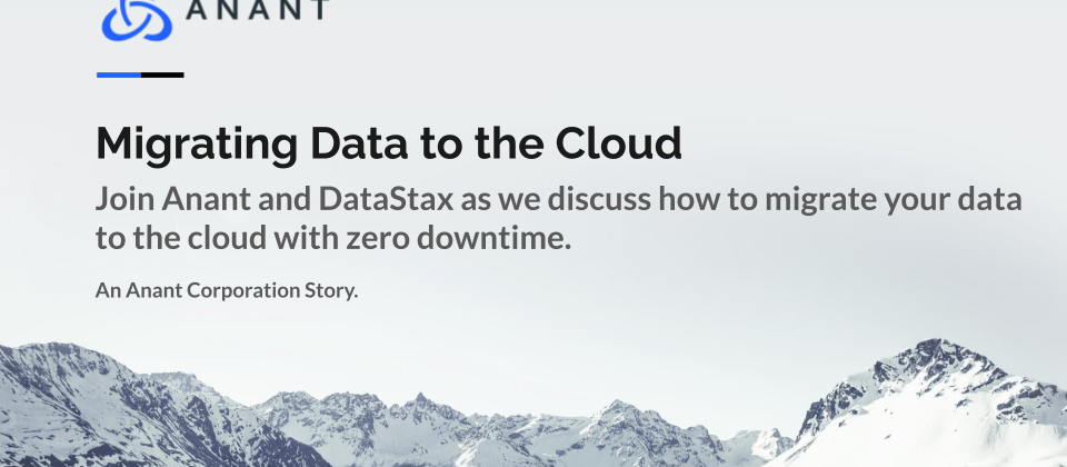Migrating Data to the Cloud cover slide.