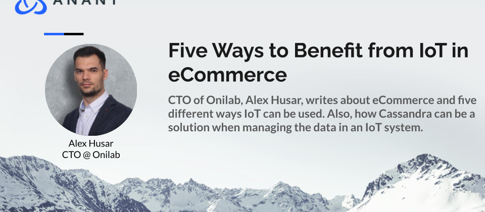 Five ways to benefit from IoT in eCommerce cover slide