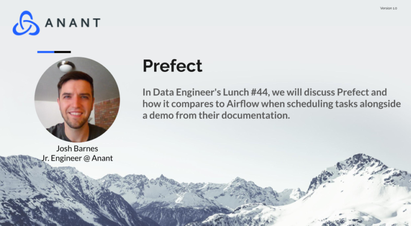 Cover Slide for Prefect for Scheduling Workflows